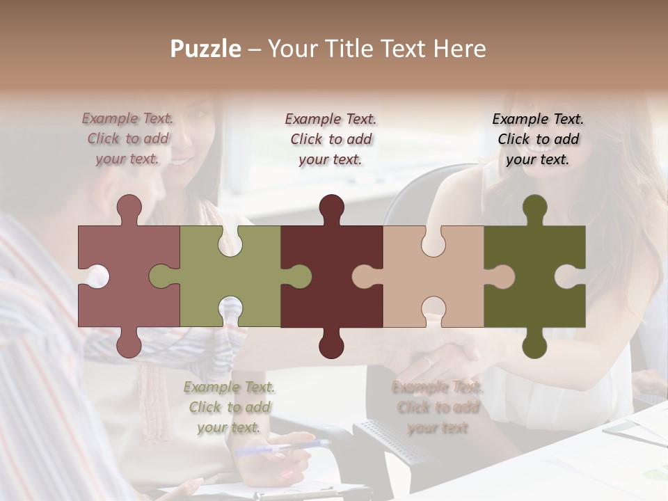 Company Job Leader PowerPoint Template