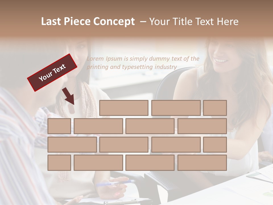 Company Job Leader PowerPoint Template