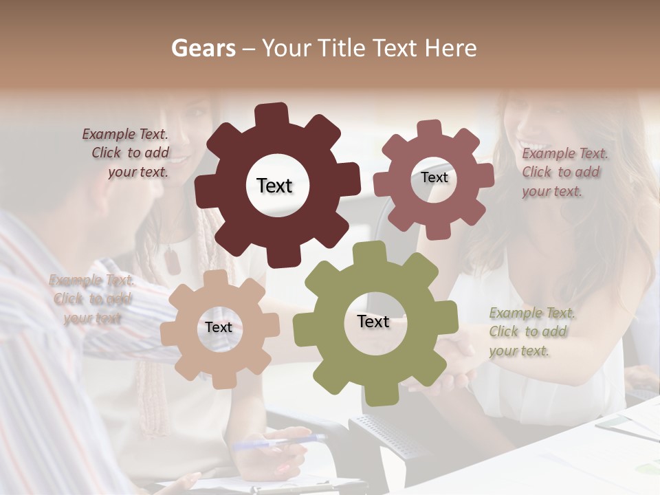 Company Job Leader PowerPoint Template