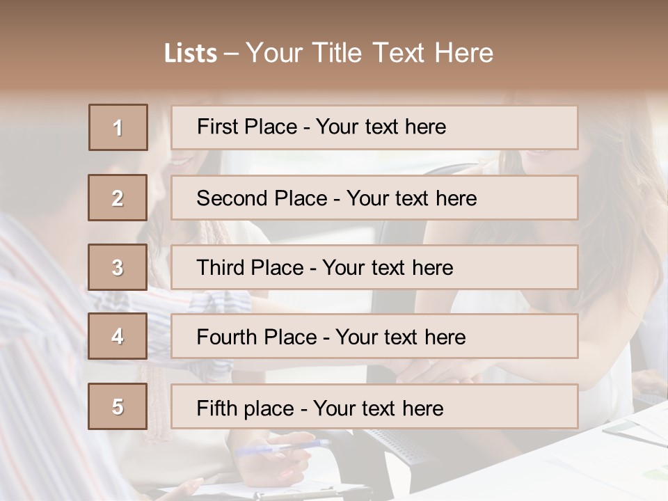 Company Job Leader PowerPoint Template