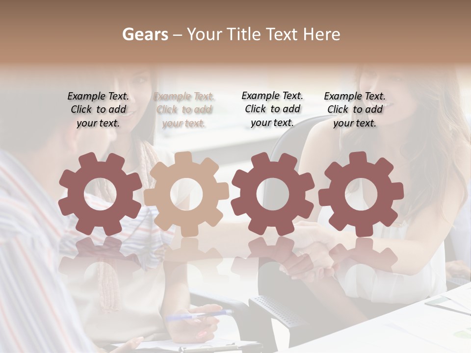 Company Job Leader PowerPoint Template