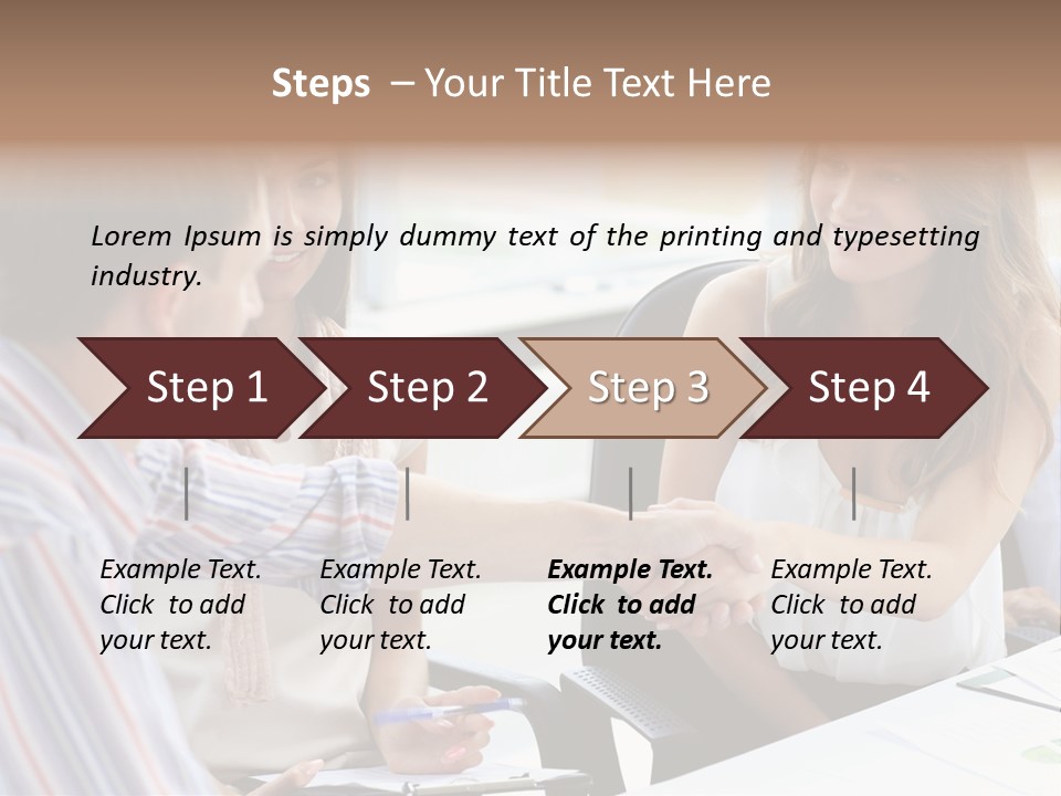 Company Job Leader PowerPoint Template