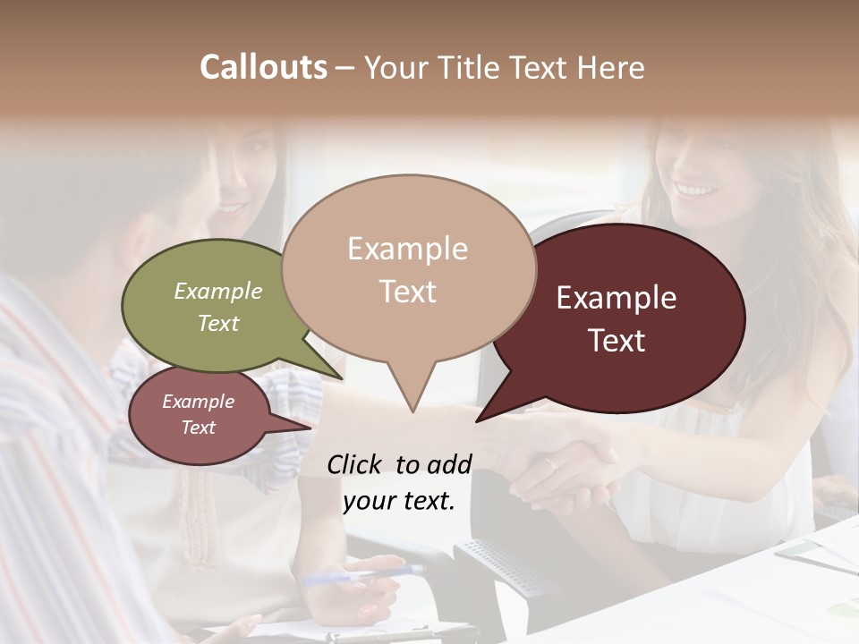 Company Job Leader PowerPoint Template