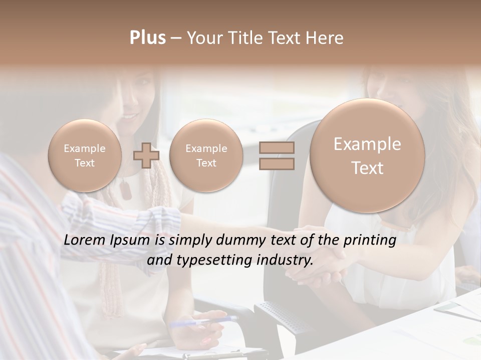 Company Job Leader PowerPoint Template