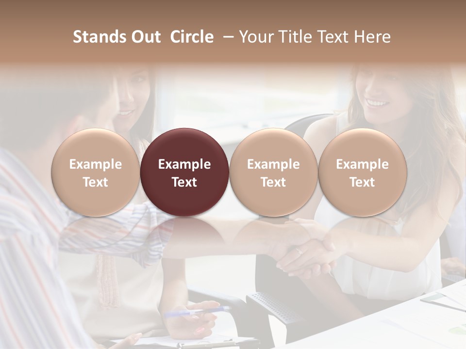 Company Job Leader PowerPoint Template