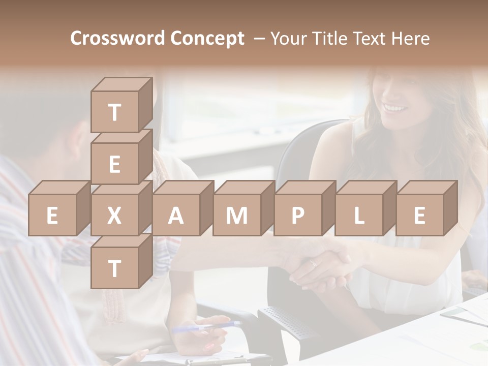 Company Job Leader PowerPoint Template