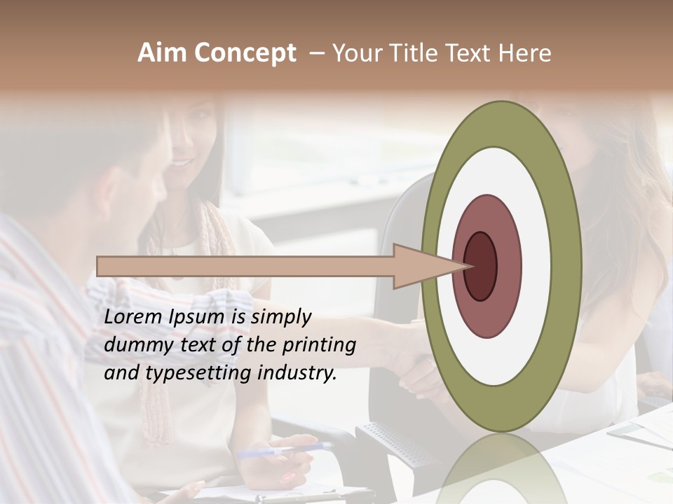 Company Job Leader PowerPoint Template