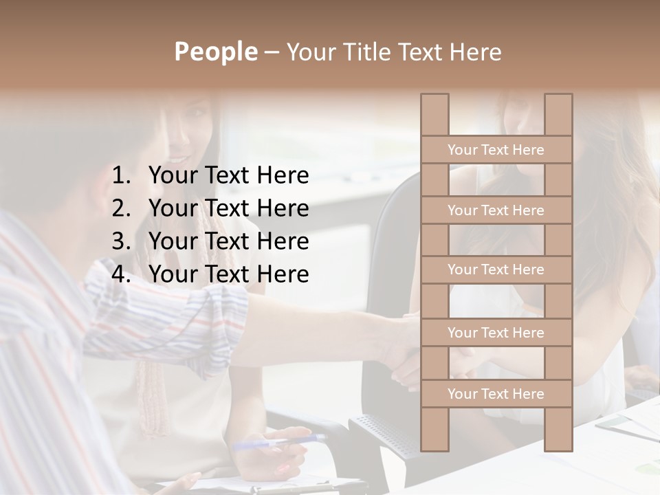 Company Job Leader PowerPoint Template