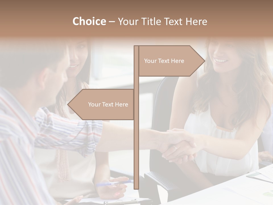 Company Job Leader PowerPoint Template