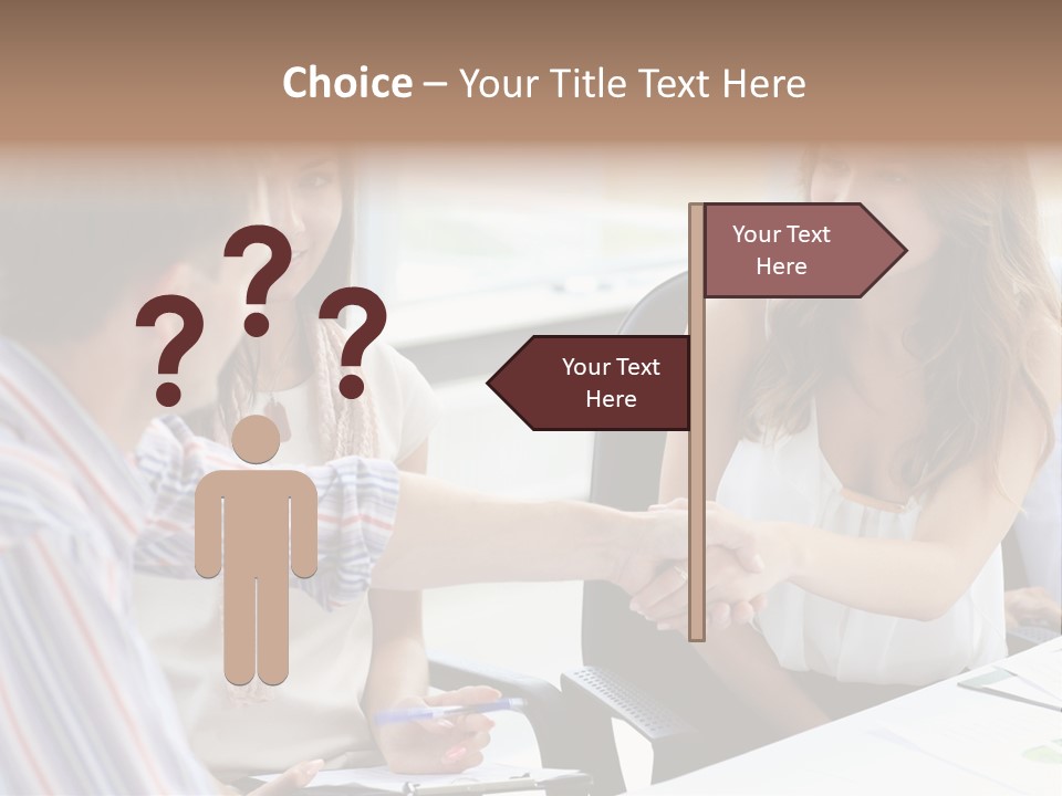 Company Job Leader PowerPoint Template