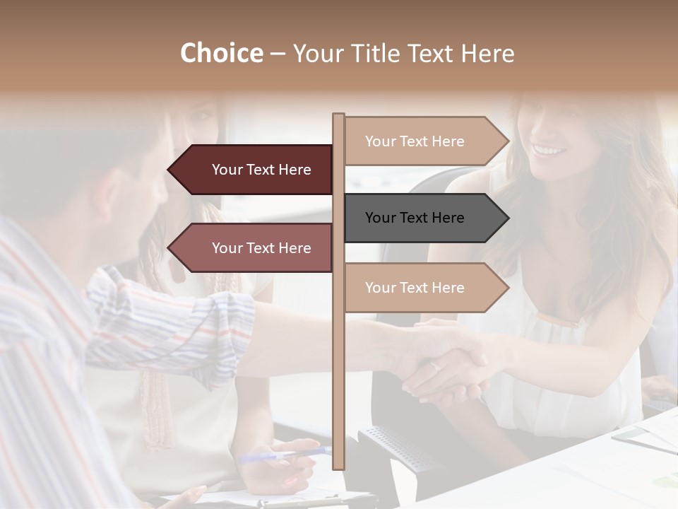 Company Job Leader PowerPoint Template