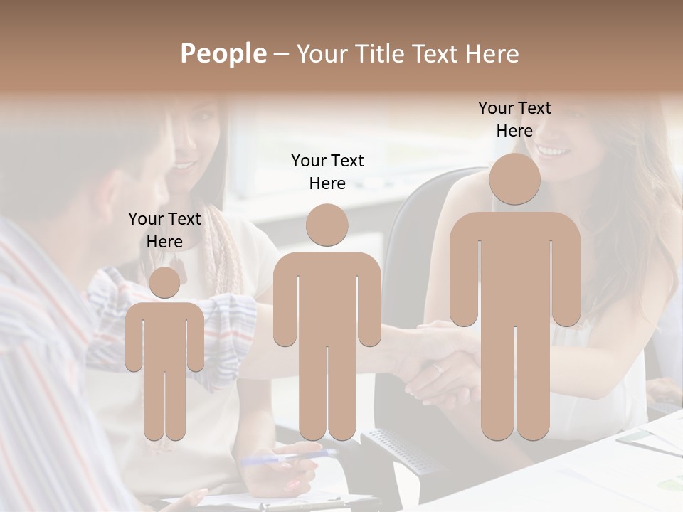 Company Job Leader PowerPoint Template