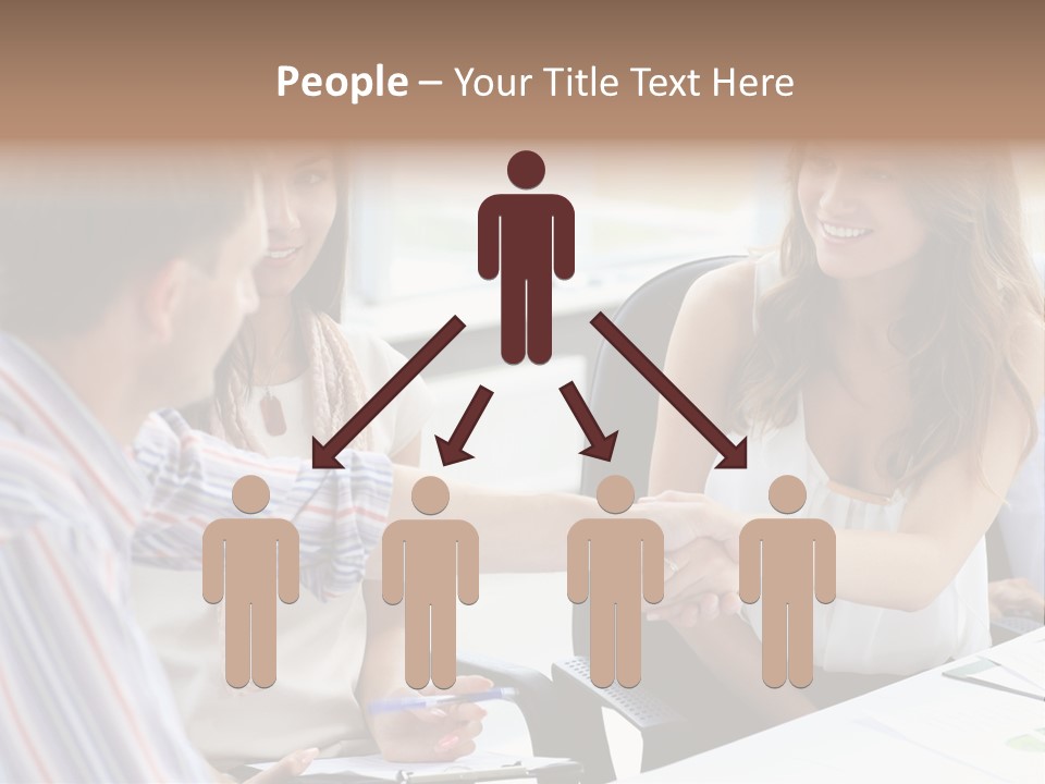 Company Job Leader PowerPoint Template