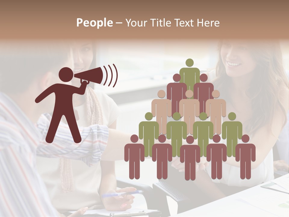 Company Job Leader PowerPoint Template