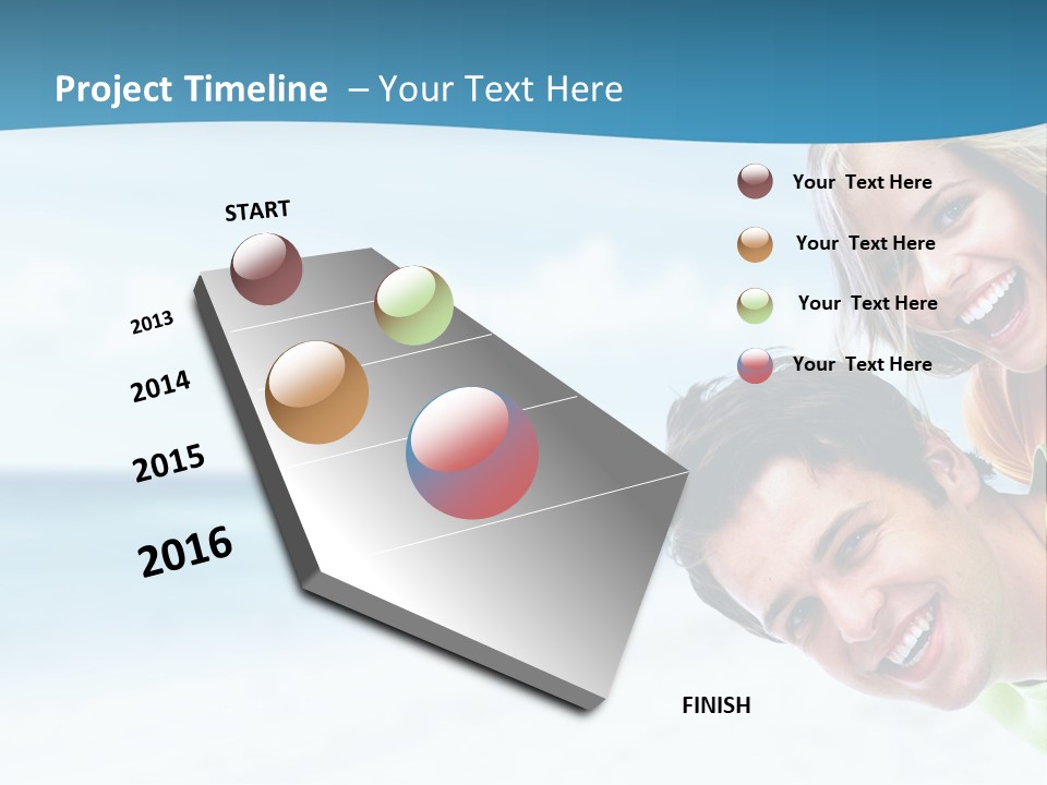 Destination Paradise Outdoor PowerPoint Template