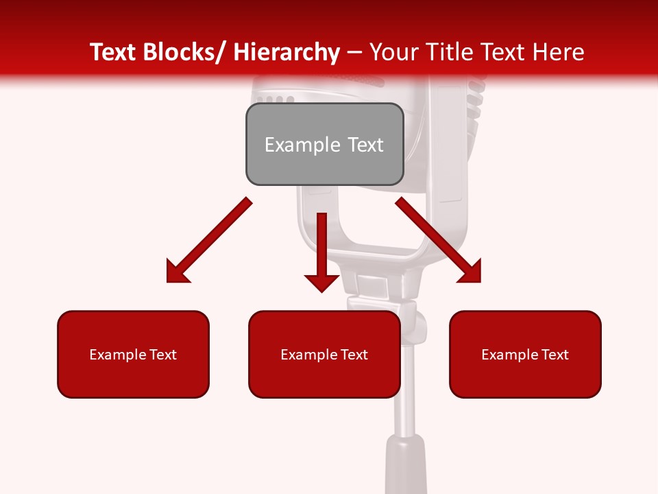 Microphone Steel Equipment PowerPoint Template