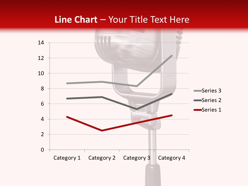 Microphone Steel Equipment PowerPoint Template