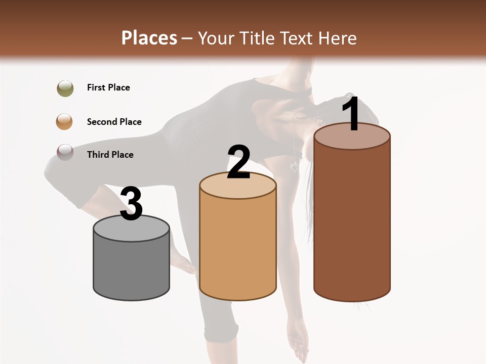 Theatrical Vertical Flexibility PowerPoint Template