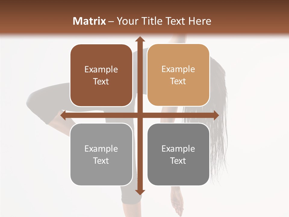 Theatrical Vertical Flexibility PowerPoint Template