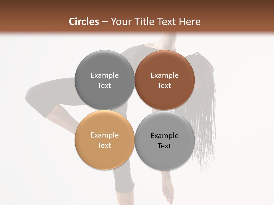 Theatrical Vertical Flexibility PowerPoint Template
