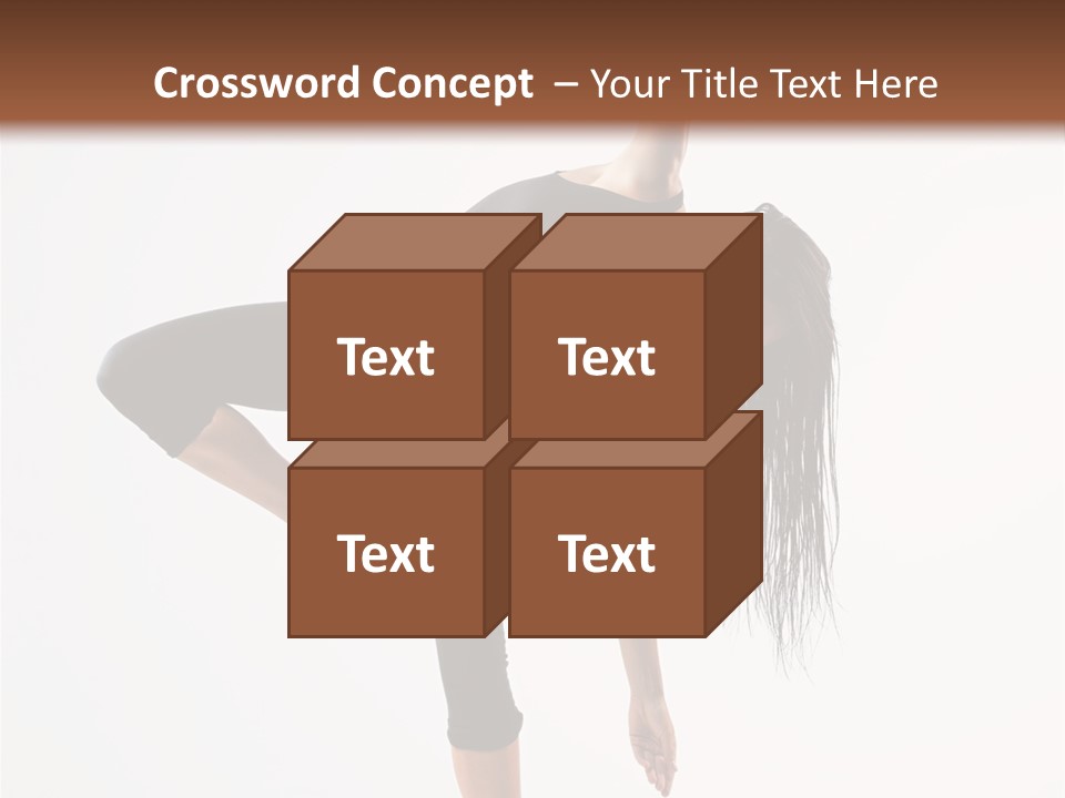 Theatrical Vertical Flexibility PowerPoint Template