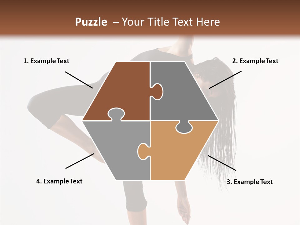 Theatrical Vertical Flexibility PowerPoint Template