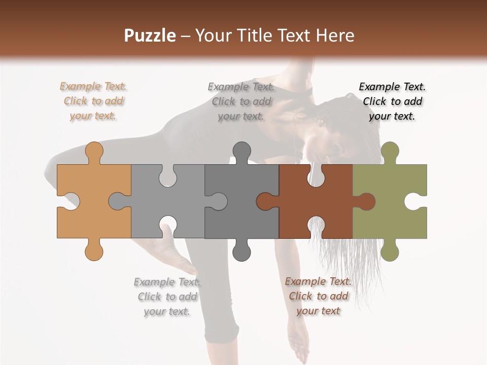 Theatrical Vertical Flexibility PowerPoint Template
