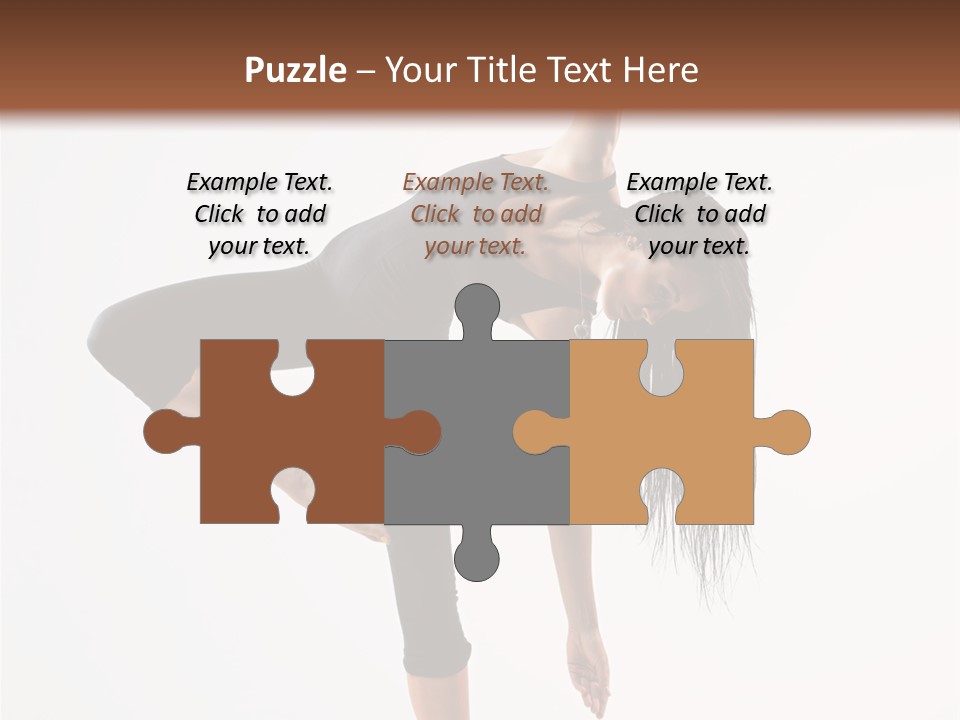 Theatrical Vertical Flexibility PowerPoint Template