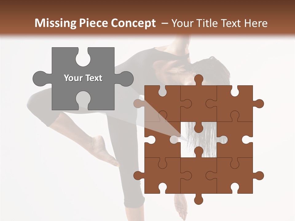 Theatrical Vertical Flexibility PowerPoint Template