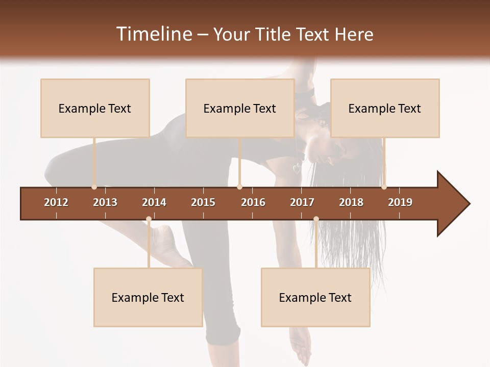 Theatrical Vertical Flexibility PowerPoint Template