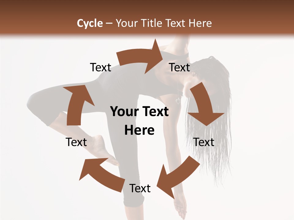 Theatrical Vertical Flexibility PowerPoint Template
