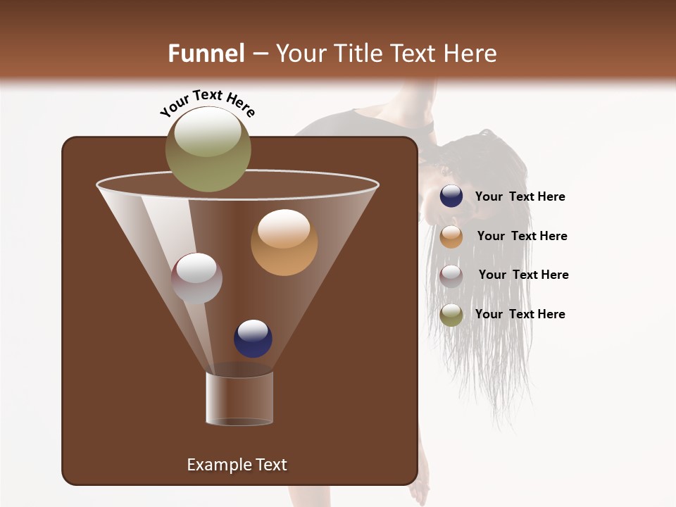 Theatrical Vertical Flexibility PowerPoint Template