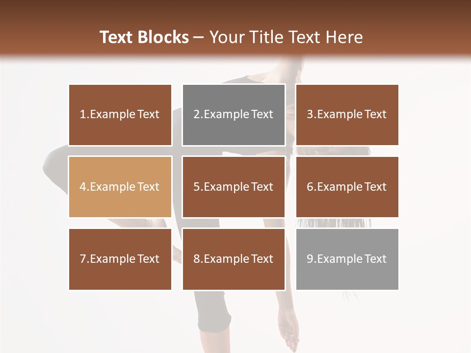 Theatrical Vertical Flexibility PowerPoint Template