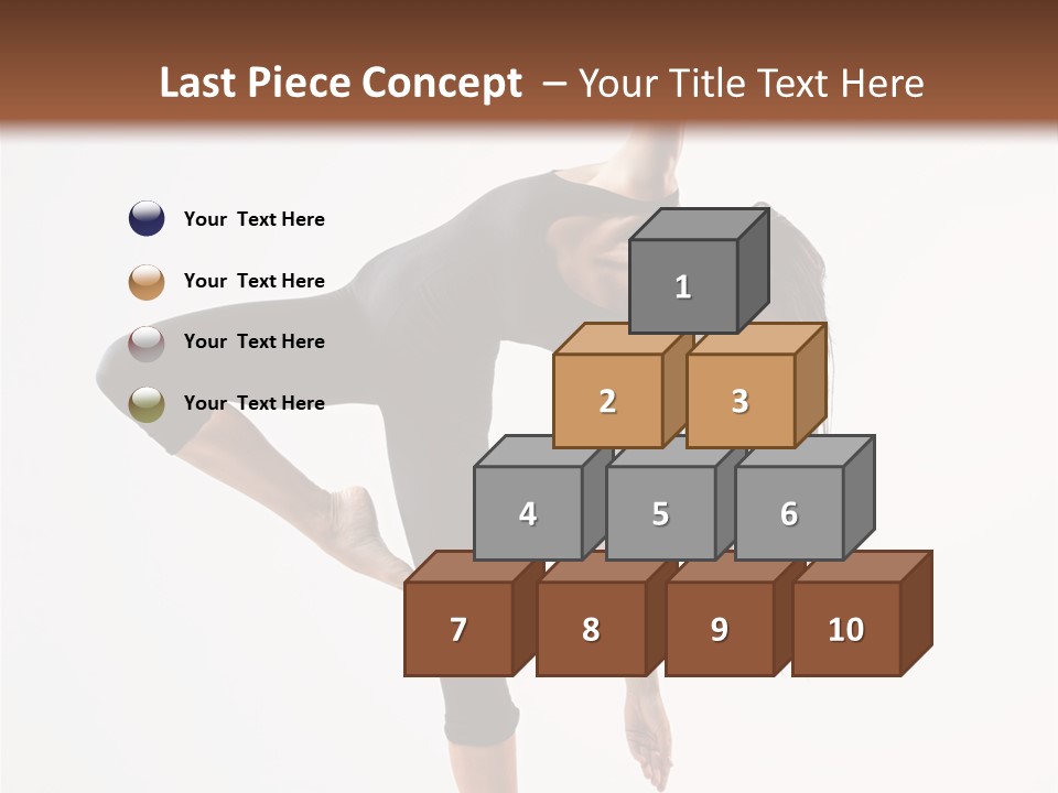 Theatrical Vertical Flexibility PowerPoint Template