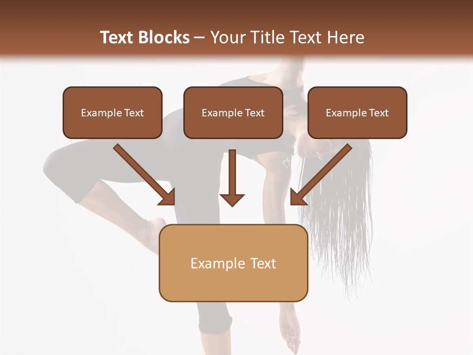 Theatrical Vertical Flexibility PowerPoint Template