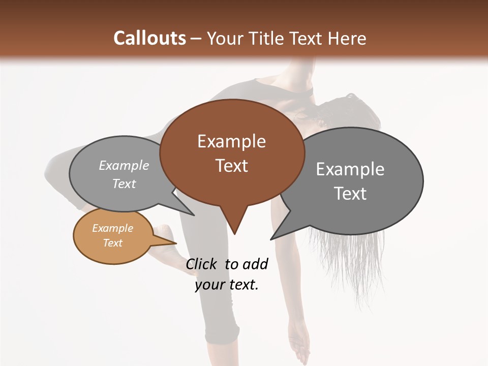 Theatrical Vertical Flexibility PowerPoint Template