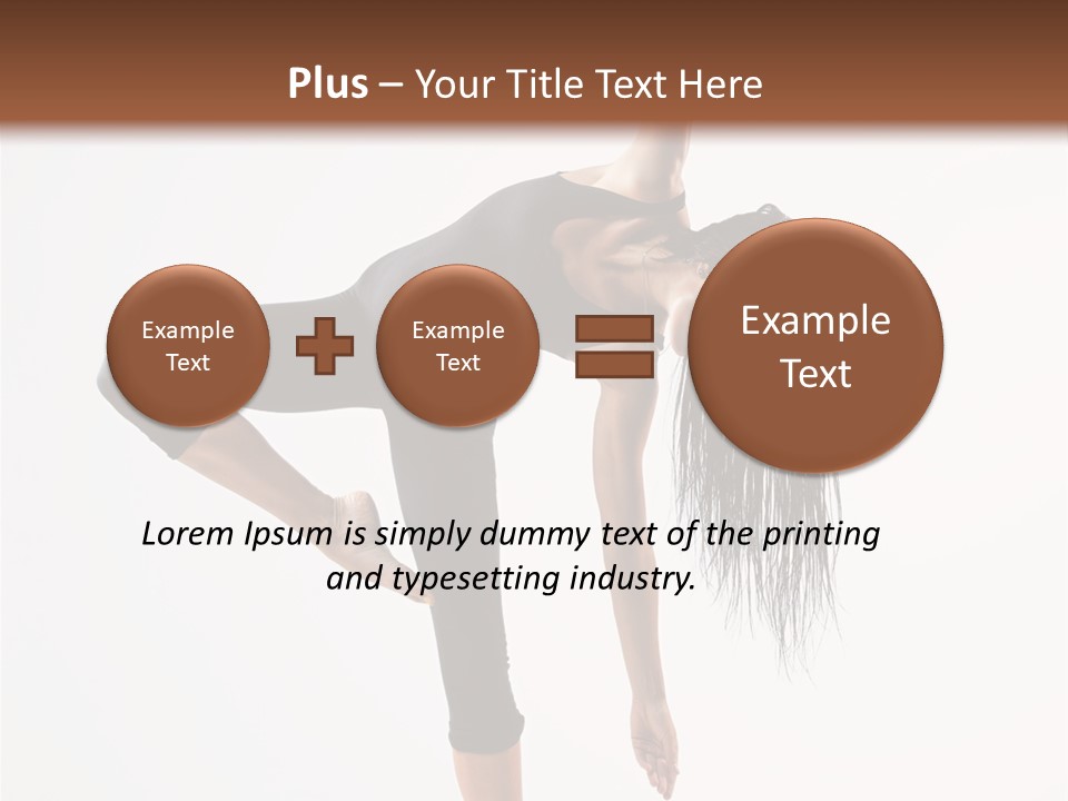 Theatrical Vertical Flexibility PowerPoint Template