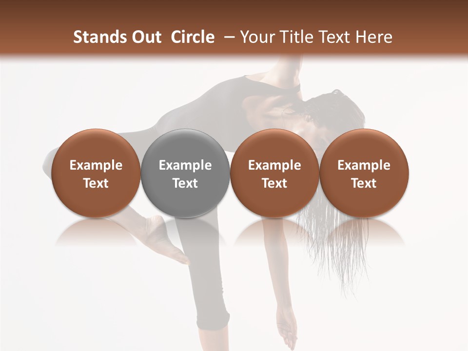 Theatrical Vertical Flexibility PowerPoint Template