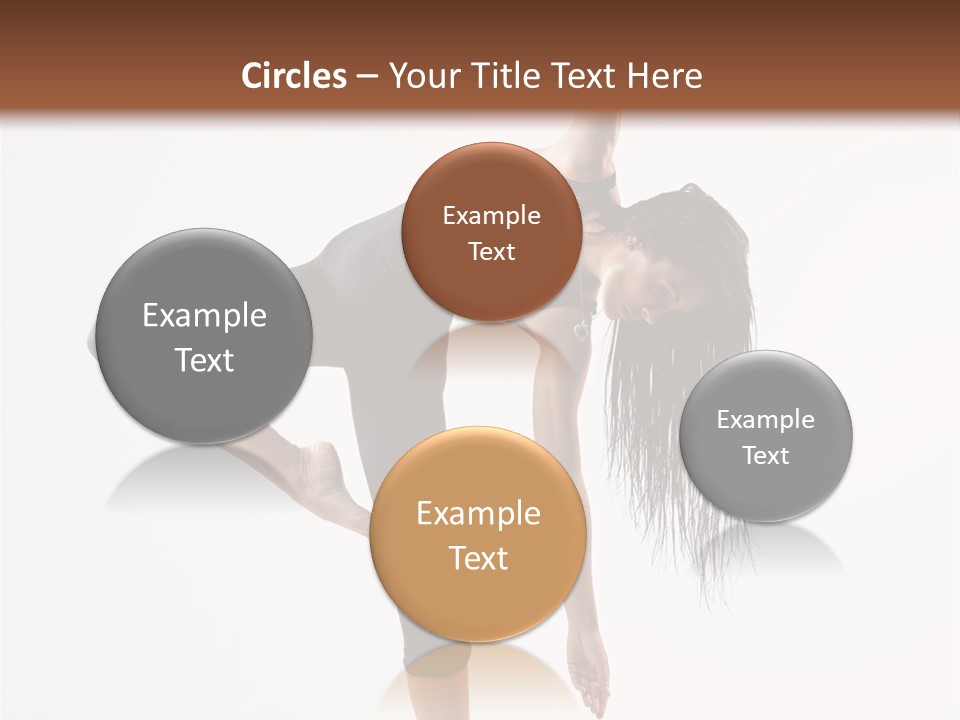 Theatrical Vertical Flexibility PowerPoint Template