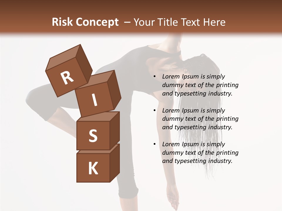 Theatrical Vertical Flexibility PowerPoint Template