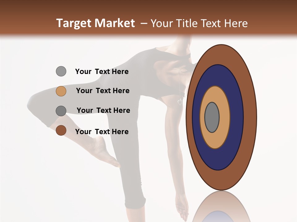 Theatrical Vertical Flexibility PowerPoint Template