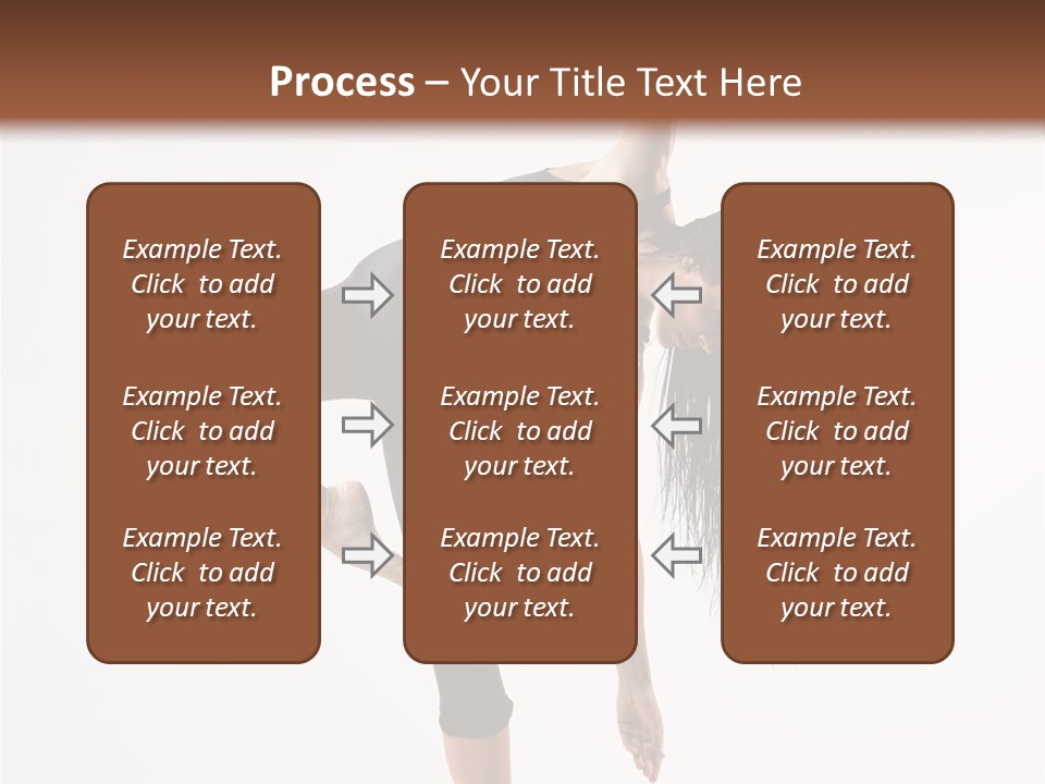 Theatrical Vertical Flexibility PowerPoint Template