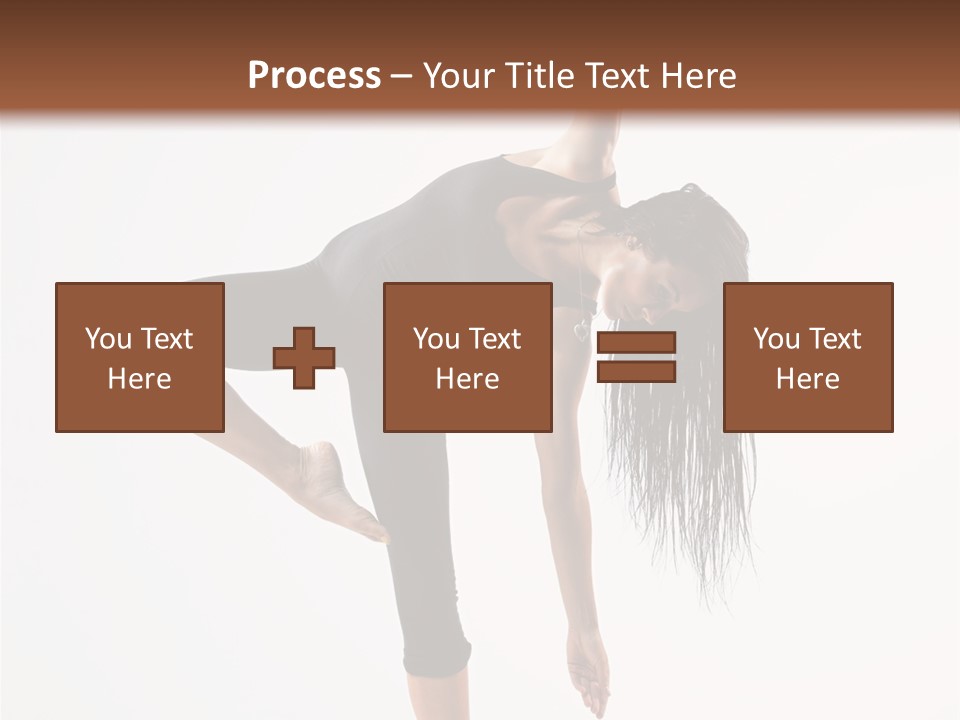 Theatrical Vertical Flexibility PowerPoint Template