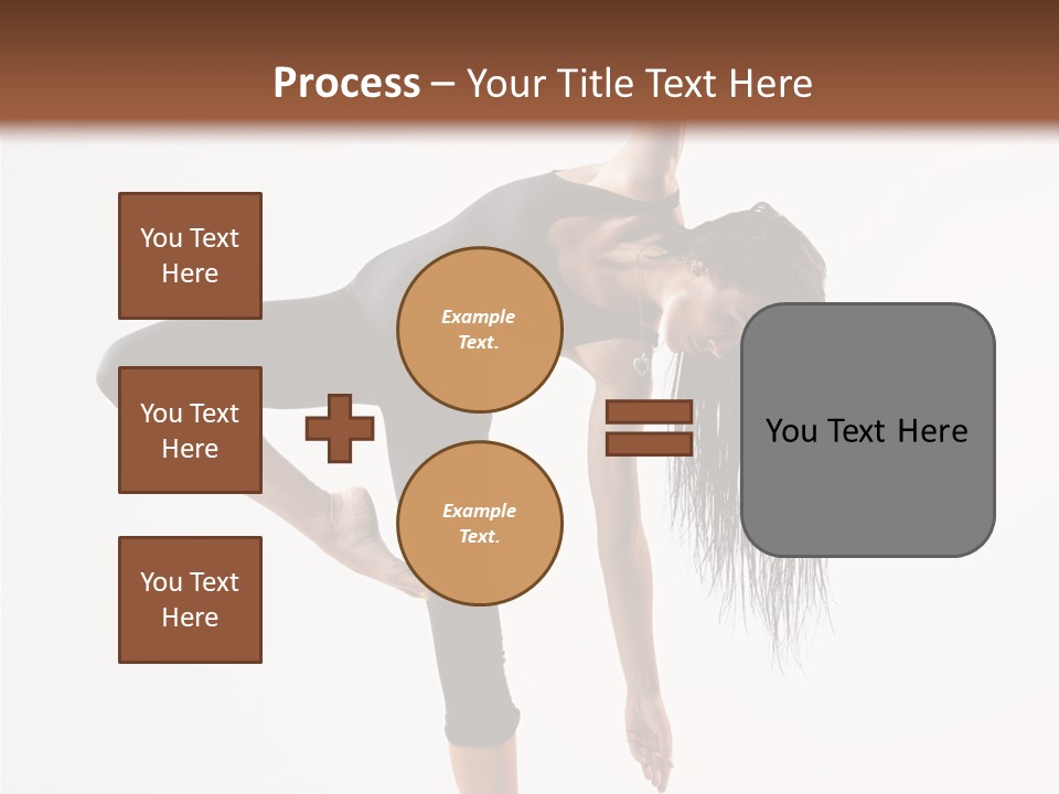 Theatrical Vertical Flexibility PowerPoint Template