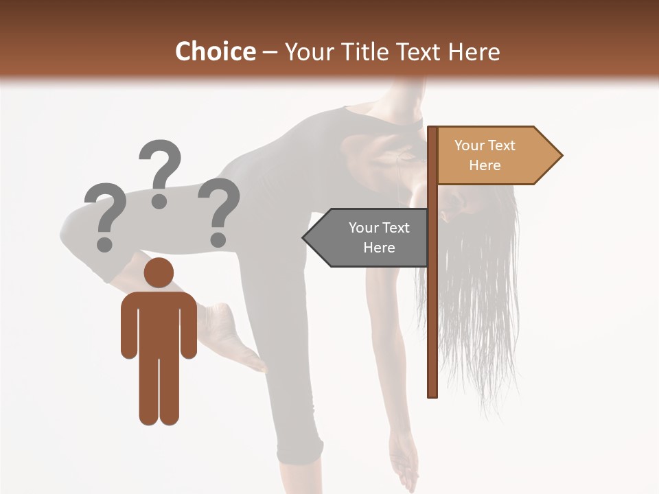 Theatrical Vertical Flexibility PowerPoint Template