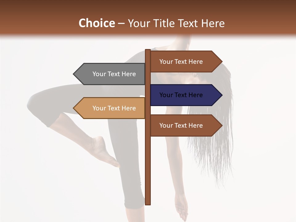 Theatrical Vertical Flexibility PowerPoint Template