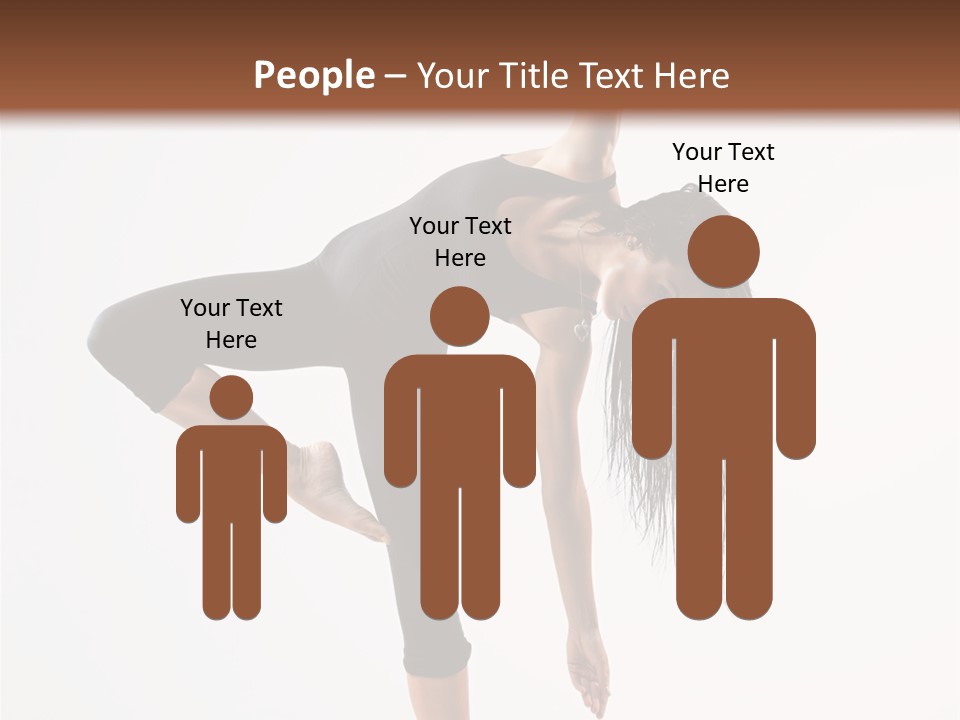 Theatrical Vertical Flexibility PowerPoint Template