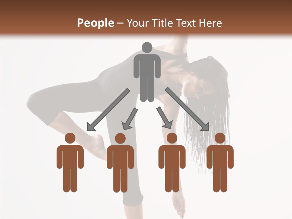 Theatrical Vertical Flexibility PowerPoint Template