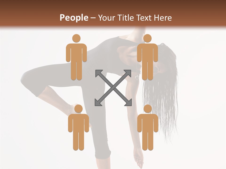 Theatrical Vertical Flexibility PowerPoint Template