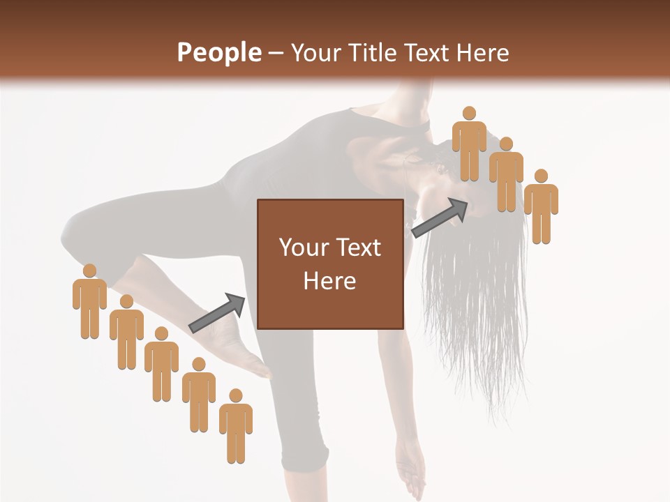 Theatrical Vertical Flexibility PowerPoint Template